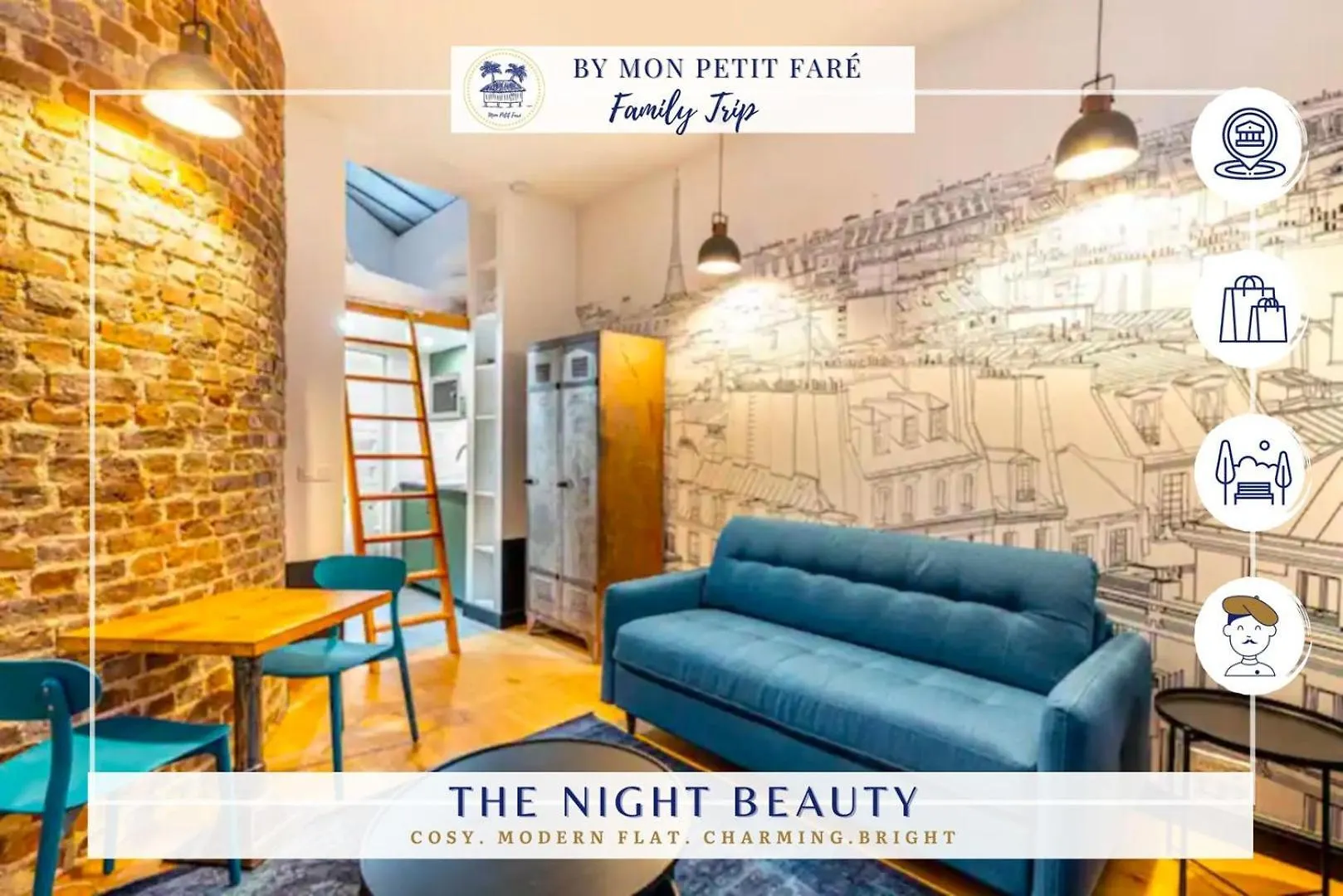 Apartment The Night Beauty - Renovated & Design - Bastille Paris